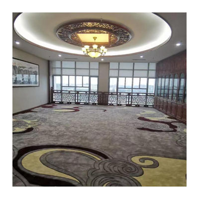 Tapete de design personalizado de lã/seda esfregado à mão aconchegado para sala de estar de alfombra de luxo