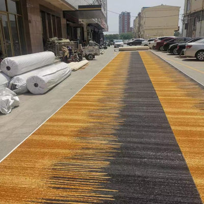 Tapete de design personalizado de lã/seda esfregado à mão aconchegado para sala de estar de alfombra de luxo