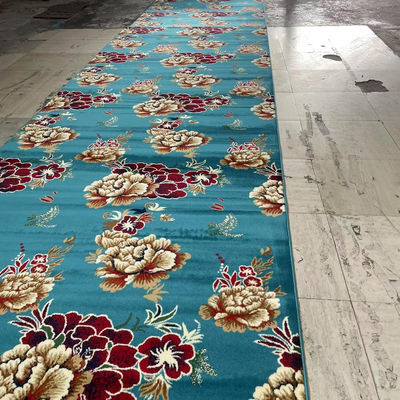 Decoração de igrejas e mesquitas Muçulmano de parede a parede de oração Tapete de rolo com textura macia