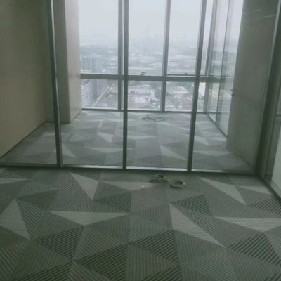 Tapete de azulejos de nylon lavável Tapete de hotel impresso 60,96cmx60,96cm para sala comercial