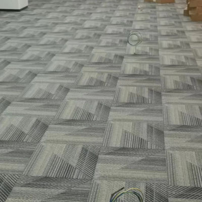 Tapete de azulejos de nylon lavável Tapete de hotel impresso 60,96cmx60,96cm para sala comercial