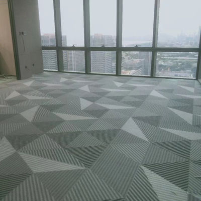 5 Estrelas Hotel Square Nylon Carpet Printed Tiles Feito por Nylon com PE Modular Backing