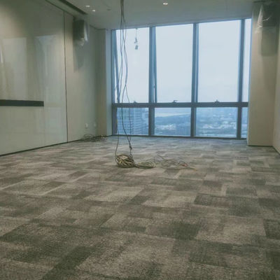 5 Estrelas Hotel Square Nylon Carpet Printed Tiles Feito por Nylon com PE Modular Backing