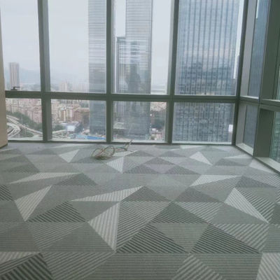 5 Estrelas Hotel Square Nylon Carpet Printed Tiles Feito por Nylon com PE Modular Backing