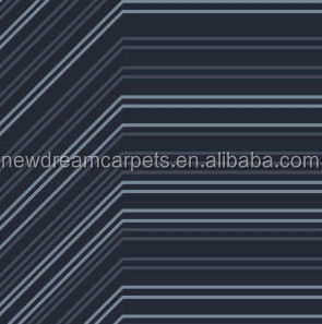 Telas de tapete à prova de fogo à prova de água de PP/Nylon fabricadas a máquina ND7214 com padrão de pilha de loop