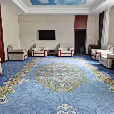 Tapete de lã tufado de mão de corte moderno para sala de estar do hotel