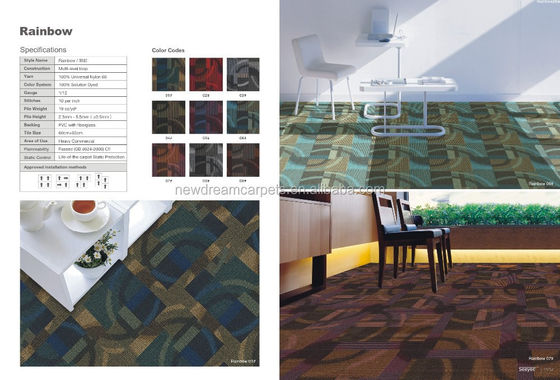 Jacquard Style 60*60 Carpet Tiles A escolha superior da Itália para as necessidades de piso