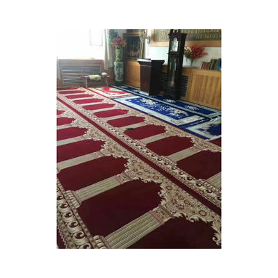 Tapete de mesquita feito à máquina tapetes personalizados tapete de oração tapete muçulmano com 5 opções de cores