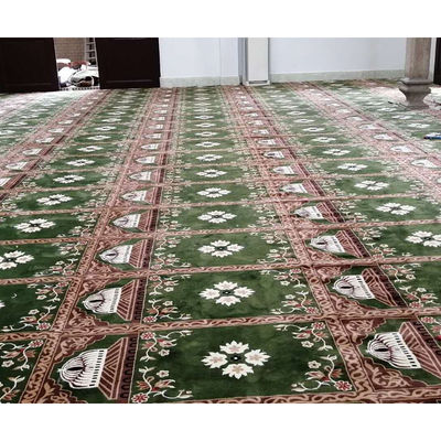 Tapete de mesquita feito à máquina tapetes personalizados tapete de oração tapete muçulmano com 5 opções de cores