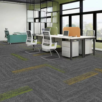 6 mm espessura total 50x50 60x60 tamanho quadrado Loop Pile Carpet Tiles para hotel e escritório