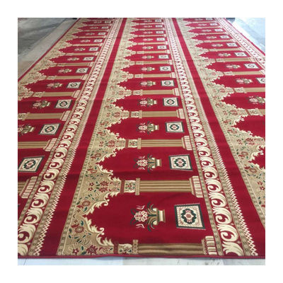 Confortável tapete de oração Tapete da mesquita com padrão de patchwork feito por máquina