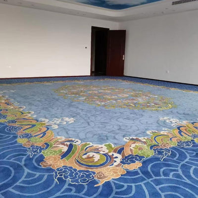 Tapete de alta qualidade de padrão floral feito à mão Tapete de lã da Zelândia para hotel de 5 estrelas