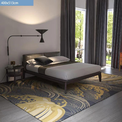 Tapete de alta qualidade de padrão floral feito à mão Tapete de lã da Zelândia para hotel de 5 estrelas