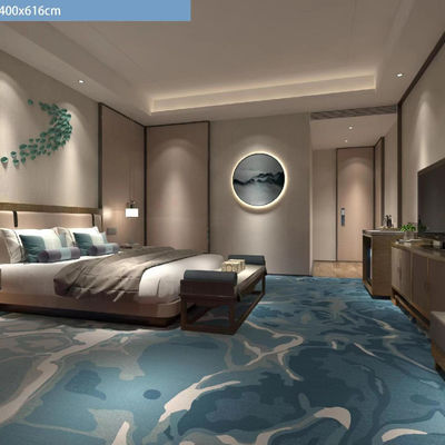 Tapete impresso personalizado de pilha alta para decoração de hotel de estilo de design moderno