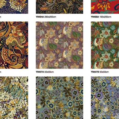 Tapete de nylon tufted de parede a parede para o corredor ocidental em design colorido