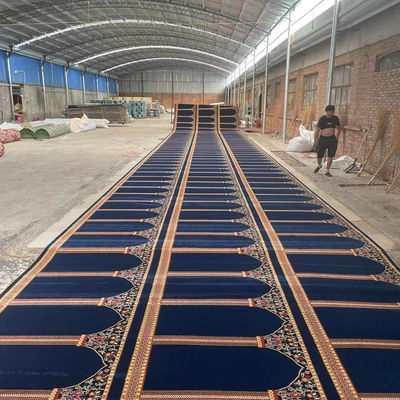 Rolo de tapete de mesquita lavável à mão ou à máquina em qualquer cor para oração de parede a parede