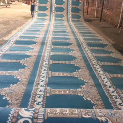 Rolo de tapete de mesquita lavável à mão ou à máquina em qualquer cor para oração de parede a parede