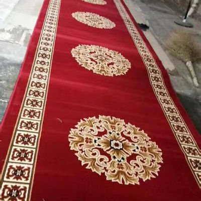 100% de polipropileno rola de tapete da mesquita para a oração de parede a parede na decoração da mesquita