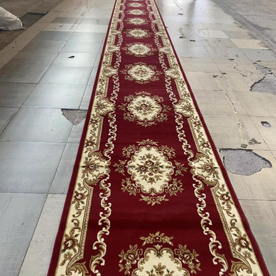 100% de polipropileno rola de tapete da mesquita para a oração de parede a parede na decoração da mesquita