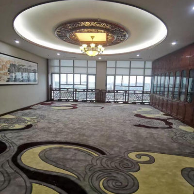 Rectângulo Axminster Hotel Tapete de luxo dourado estilo Mordenas para recepções