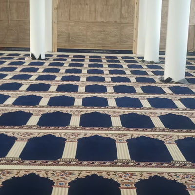 8mm Pile Height Antiderrapante Mosque Tapete Roll em Design para Pakistan Mosque