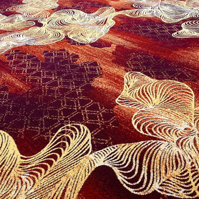 Grande exposição europeia não deslizante de alfombras Axminster para salão de banquetes