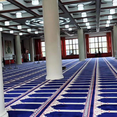 Tapete de oração de mesquita muçulmana de pilha de corte moderno com 4-20mm de design de altura de pilha