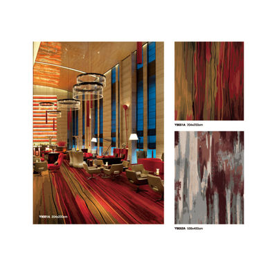 Tapete Axminster por metro quadrado para impressão de piso de hotel de luxo Design personalizado