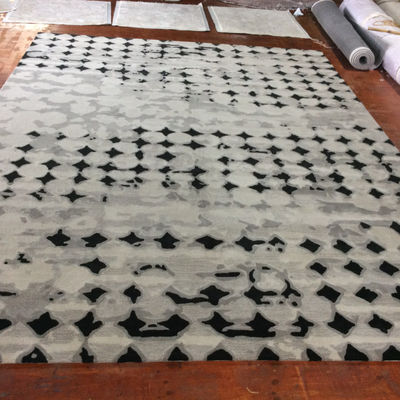 Alfombras de prado personalizadas feitas à mão de gesso de relva verde Alfombras e tapetes para sala de estar