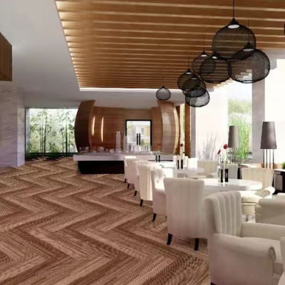 Sala comercial Luxo Carpet removível azulejos 50x50 padrão de quebra-cabeça Carpete de escritório modular