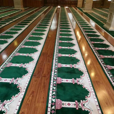 Rectângulo Axminster padrões personalizados 4 * 25 rolos tapetes personalizados para o tapete de oração da mesquita