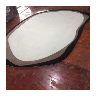 Tapete de lã 100% de Zealand tufted à mão por Carpetgun 4,5 lbs Peso de pilha 10mm altura de pilha