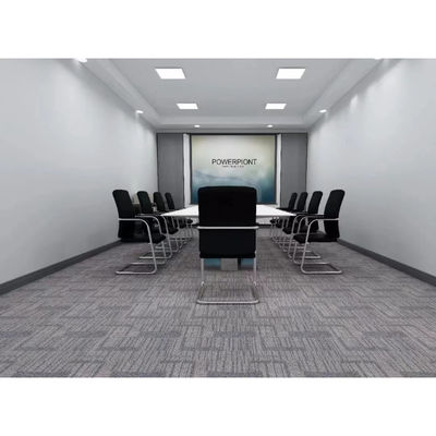 Padrão de puzzle de estilo simples azulejos de tapete removíveis de luxo 50x50 para escritório modular