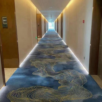 Impressão personalizada de tapetes de hotel 100% de nylon em estilo de design moderno a partir de tapetes de alta qualidade
