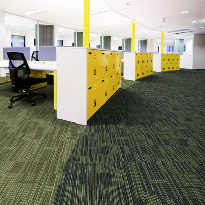 Chapas de tapete modulares para escritório rectangulares antimicrobianas para fácil limpeza e manutenção