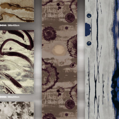 80% de lã e 20% de fibras de fio de nylon Axminster Tapete de lã da Zelândia com padrão Jacquard