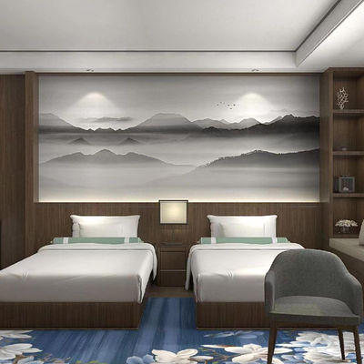 Estilo de Design Moderno Alta Pila Sala Comercial Custom Impressão de Nylon Tapete de Parede a Parede