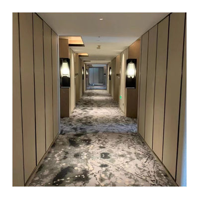 Cor personalizada do lobby do hotel Tapete de parede a parede para sala de banquetes resistente a incêndio de 5 estrelas