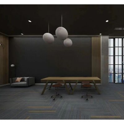 Tapete de azulejos de escritório modular de PP de nylon para azulejos de alfombra removíveis de luxo