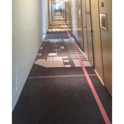 Solução de piso comercial 4m resistente ao fogo Nylon Tapete de parede a parede para WILTON