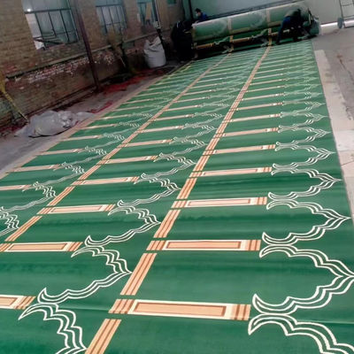 Tapetes personalizados para Mesquita Sala de Banquetes Sala de Oração Axminster 4 * 25 Roll Machine Tapete tecido
