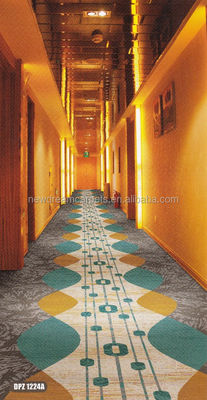 Square Design Axminster Fireproof Tapete de hotel com 80% de lã e 20% de material de nylon