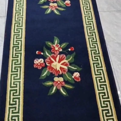 Jute Backing Padrões personalizados Tapete de oração da mesquita 4 * 25 rolo para decoração de restaurante