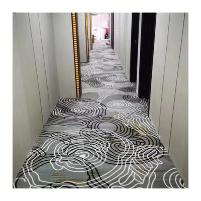 Hotéis Parede a parede máquina de piso comercial feito tapete à prova de fogo para decoração