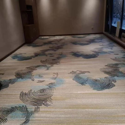 Hotéis Parede a parede máquina de piso comercial feito tapete à prova de fogo para decoração