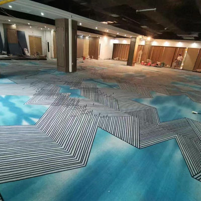 Hotéis Parede a parede máquina de piso comercial feito tapete à prova de fogo para decoração