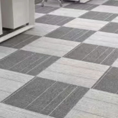 Chapas de tapete de nylon removíveis de cor pura de luxo para escritório 50x50 Modular e design