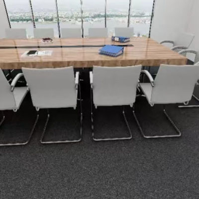 Tapete de escritório modular de 50x50 com azulejos de piso de nylon retangular removíveis