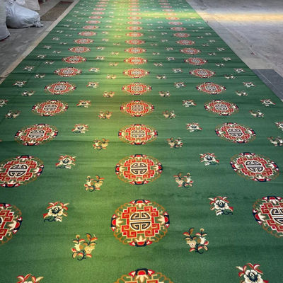 OEM ODM Padrões personalizados 4 * 25 Roll Axminster Mosque Carpet de Oração para Mosque Muçulmano