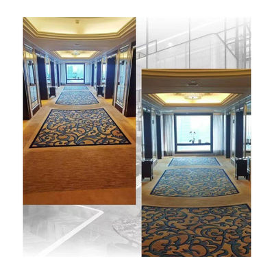 Rectangle WILTON 4m Fire Proof Nylon Tapete de parede a parede para edifícios comerciais